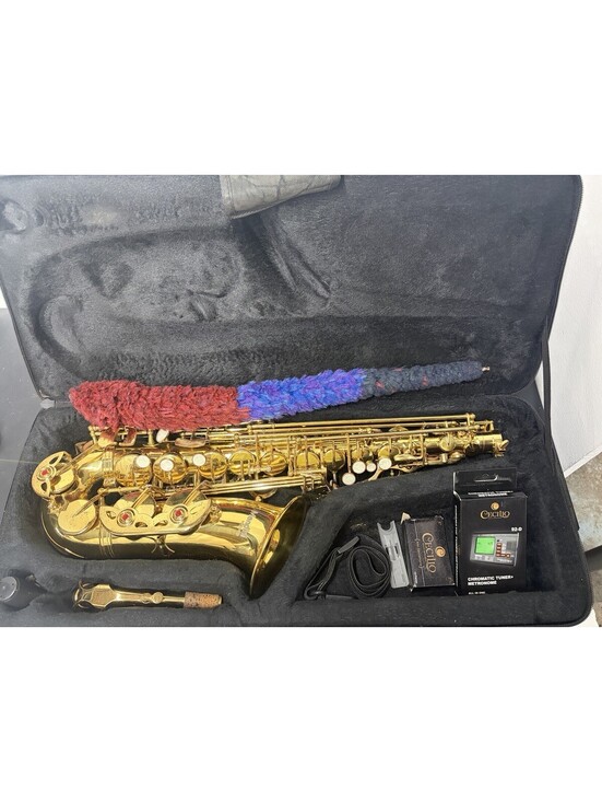Other - Mendini by Cecilio Alto Saxophone w/ Case, Strap,Chromatic Tuner Metronome